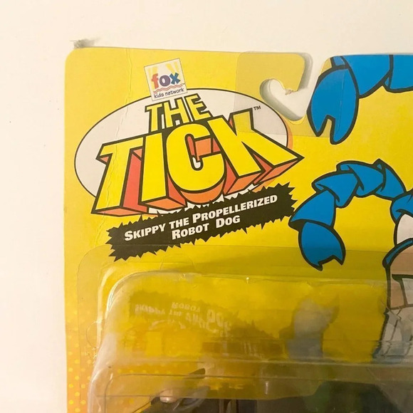 Vintage 1995 The Tick Skippy Propellerized  Robot Dog Figure Bandai Series 2 - Picture 3 of 13